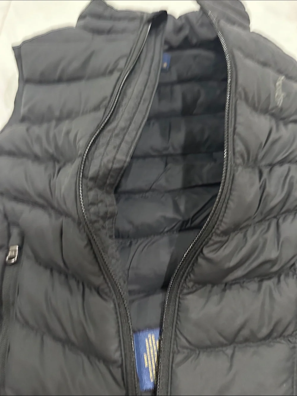 Ralph Lauren Charcoal Quilted Down Vest